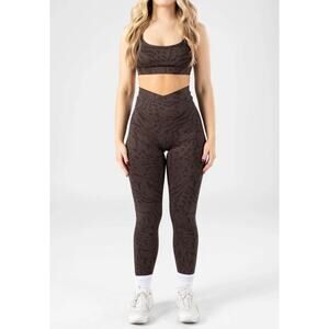 Paragon Reluna Crossover Sculptseam Legging Brown Size Small